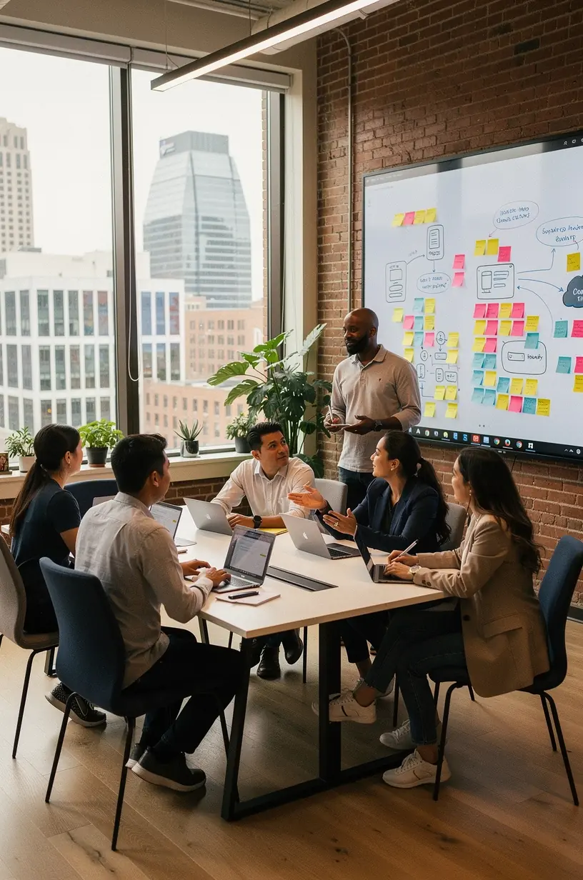 Home office setup for enhanced productivity and efficiency.